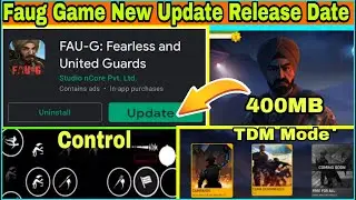 Faug Game 5vs5 Mode | Faug Game New Controls | Faug Game New Update Release Time | Faug Battle Royal