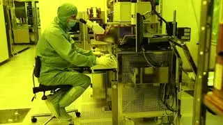 Manufacture of microelectronic products. Производство микроэлектронной продукции на заводе 