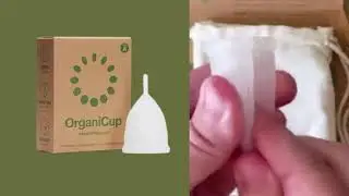OrganiCup | Menskopp | Sove med menskopp | Menskopp apotek |  Benskopp bading | Organicup menskopp