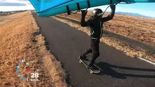Wing skating 44kph