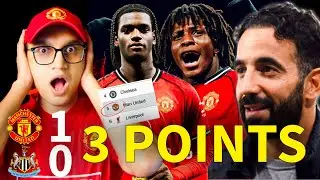 HARD FAUGHT WIN! MAN UNITED 1-0 NEWCASTLE REACTION! MANCHESTER UNITED NEWS!