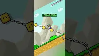 Luigi L&ouml;st Freizeitpark! - Super Mario Maker 2 #shorts Deutsch