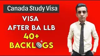Canada Study Visa After BA LLB with 40 Backlogs | Client Testimonial