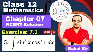 Class 12 Mathematics | Integrals |  Chapter 7 | Ex 7.3 Q 5 I NCERT SOLUTION | Integration