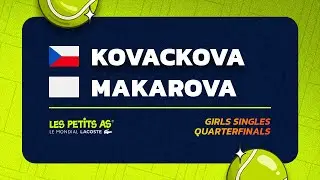 Les Petits As 2024 | Girls Singles Quarterfinals | Jana KOVACKOVA vs. Mariia MAKAROVA