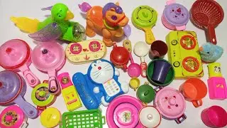 4 Minutes Satisfying with Unboxing Barbie doll Kitchen set  Colorful Parrot Swing Slide House Review