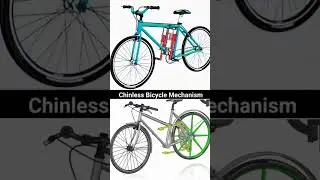 Chainless bicycle mechanism | mechanical mechanism #shorts #trending