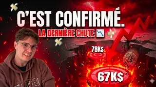 BITCOIN : C'EST CONFIRM&Eacute;. (La derni&egrave;re chute vers 78k$ commence ou pire...) 📉