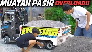 MUATAN PASIR!! DITDIM COBA TES MUATAN PASIR FULL DI TRUK HANIN
