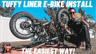 Anti-Puncture Tuffy Tire Liner E-Bike / Fat Tire Install - No Rim Removal Necessary!