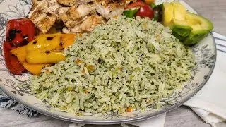 Как приготовить рис Trini Chadon Beni / рис Culantro / рис с травами (веганский вариант) — Эпизод...