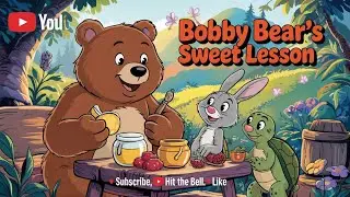 Bobby Bear's Sweet Lesson || Cartoon for kids|| Bedtime stories|| moral stories|| English Stories||