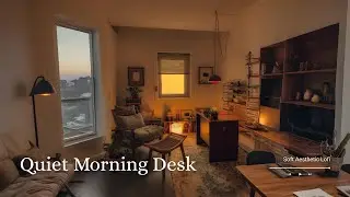 Quiet Morning Desk ☕ | Soft Aesthetic Lofi