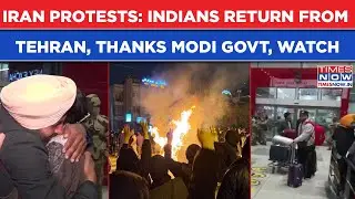 Iran On Edge: Indians Return from Tehran, Thanks Modi Govt Amid Deadliest Protests Crackdown, Watch
