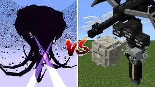 Wither Storm vs All Bosses in Minecraft