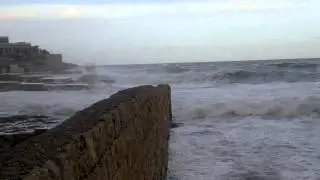 Force 8 winds in Malta.