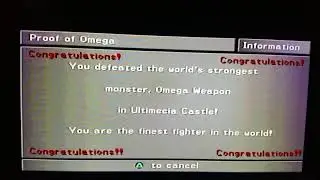 FF8 Proof of Omega