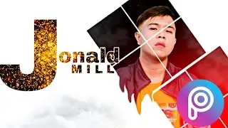 SIMPLE CREATIVE COVER PHOTO- How to make it on picsart (Easy) | Jonald Mill
