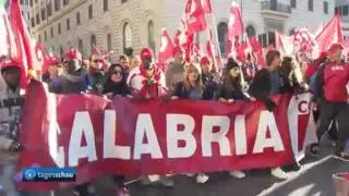 Italien: Demonstration gegen Arbeitsmarktreform