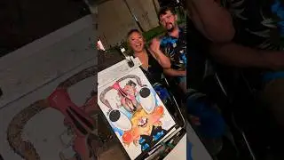 Thank you! 🌴🎉💙#caricature #funny #streetart #waikiki #hawaii #caricatures