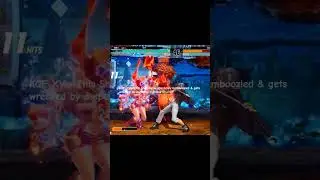 KOF XV - Этот Шерми совершенно сбит с толку и уничтожен быстрым и безжалостным Шуней #kof #fgc