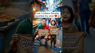 How Cristiano Ronaldo benefited the child &hearts;️😱#football #cr7 #emotional @sportsnation #shorts