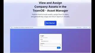 TeamOB Asset Management Demo | How to Track, Assign & Manage Company Assets Easily