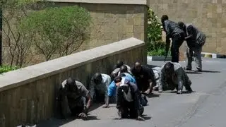 Gunmen take hostages at Kenya mall