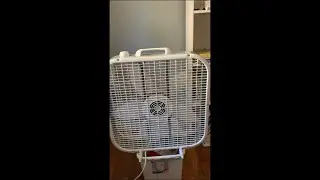 2018-19 Lasko 3733 Box Fan (Apologizes for dirty background) 