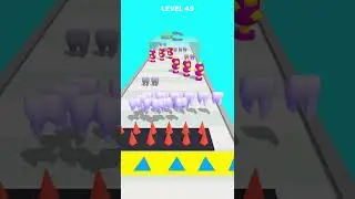 Tooth Run 😁 49 Level Gameplay Walkthrough | Best Android, iOS Games #shorts