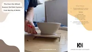 How to throw pottery using the Hartley & Noble Russian Doll Batt System!