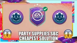 FIFA 21 | PARTY SUPPLIES SBC - COMPLETED! (Cheapest Solution) 25K PACK REWARD!