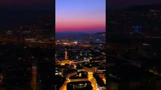 Red Sunset 🇨🇭 Over Zurich | Aerial Flight Through Evening Skies