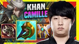 KHAN IS READY FOR CAMILLE! - DK Khan Plays Camille Top vs Lee Sin! | Season 11