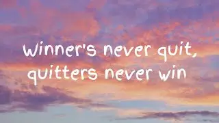 NEVER QUIT 🔥 | Quitters Never Win | Winners Never Quit | Motivational English Song | OHARMUSIC #song