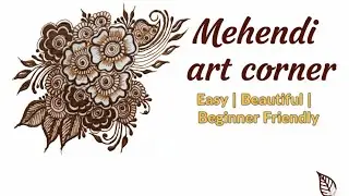 💥floral beautiful Mehendi tutorial🥰 by Mehendi art corner🆕 Unique , design's🛑 @MehendiArtCorner-2910