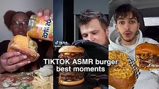 TikTok ASMR Burger Moments That Hit Different  🍔 | no talking 🔇