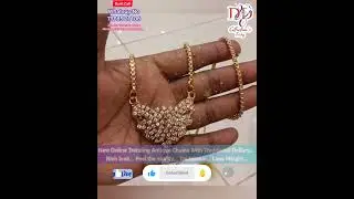 #ddcollectionstrichy | #New #Online #Trending #Antique #Chains #With #Traditional #Dollars 25Jan25