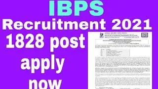 IBPS SO XI Specialist Officer SO 2021 Recruitment 2021|IBPS SO Online form 2021
