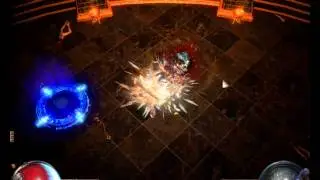 Path of Exile 1.04 - Merciless Piety vs Freeze Mines