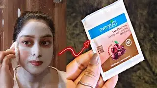 Everyuth Chocolate And Cherry Tan Removal Pack Review #Everyuth Tan Removal Face Pack