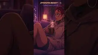 Evening Reset ✨☕ | CafeGlow LoFi #shorts