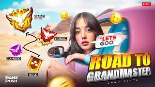 RANK PUSH ON LIVE ||Annu Play|| Road To 500K  Booyah!❤ || #freefirelive #shortfeed #femalegamer