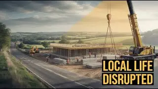 Darsham to Friday  Street drive past 3 construction zones January 2026