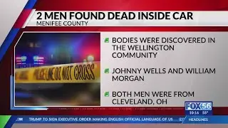2 men found dead inside car in Menifee County