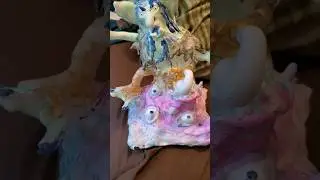 Making a Goblin sculpt #crafting #clay #art #goblin #over50