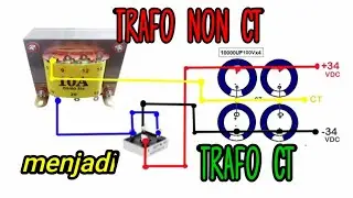 cara membuat trafo non ct menjadi ct