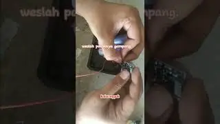 Modif cas Senter Kepala ke Micro USB