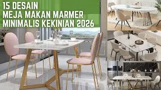 15 Model Meja Makan Marmer Estetik  Minimlis Bergaya Terbaru 2026 Desain Simpel Cantik