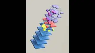 Generative Cinema 4d animation 3D VFX 